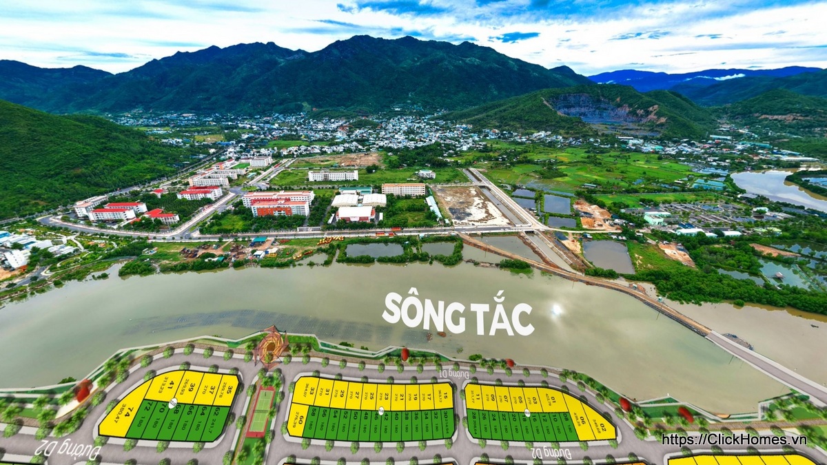 Ảnh cắt từ view 360 Charmora City – góc nhìn hướng View Sông Tắc