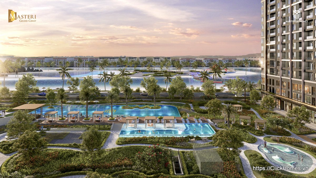 Masteri Grand Coast Hướng View Hồ Và Nội Khu